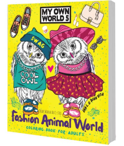 My Own World 5, Coloring for Adults (Fashion Animal World)